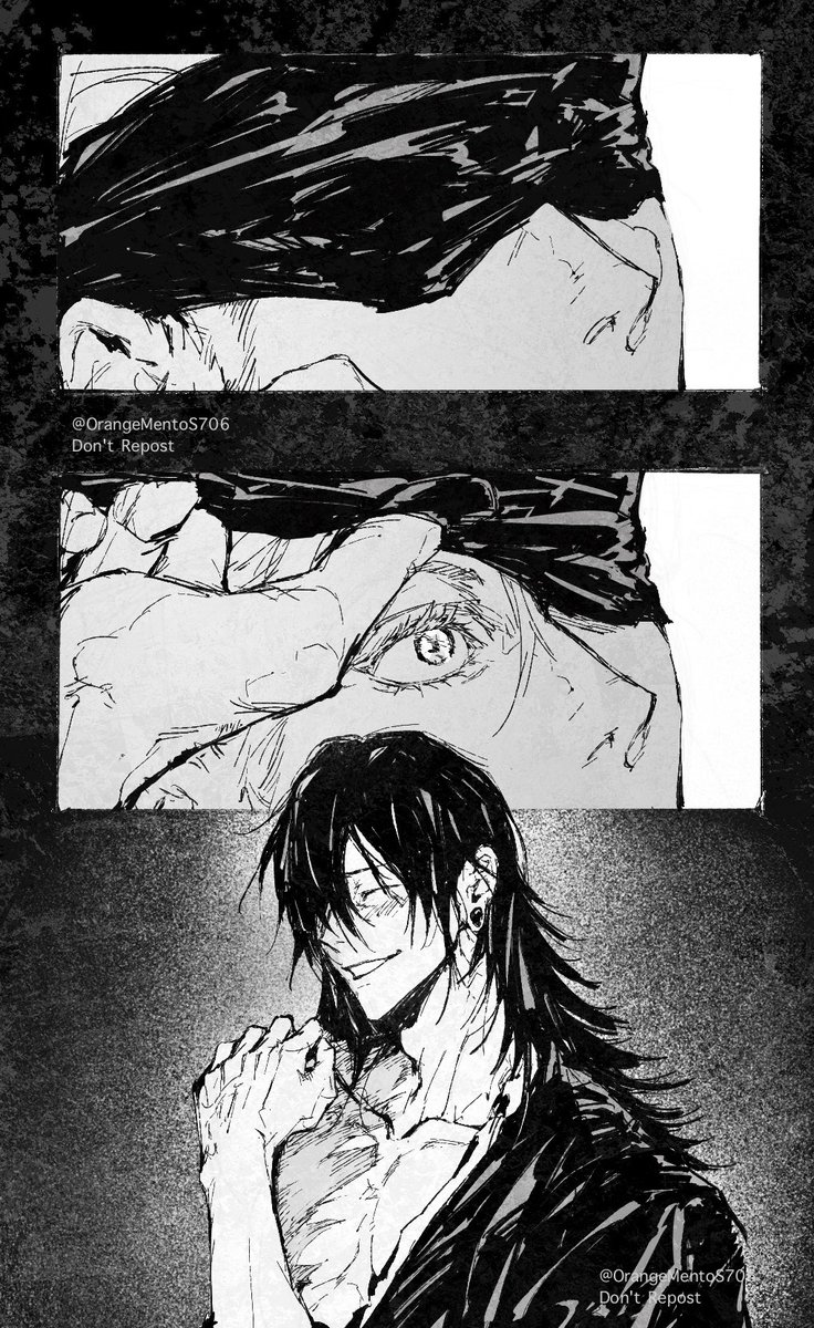 OrangeMentoS706's tweet image. 再掲
#夏五 

これは私の大好きな作品ですが、今はもう描いていません。楽しんでください。