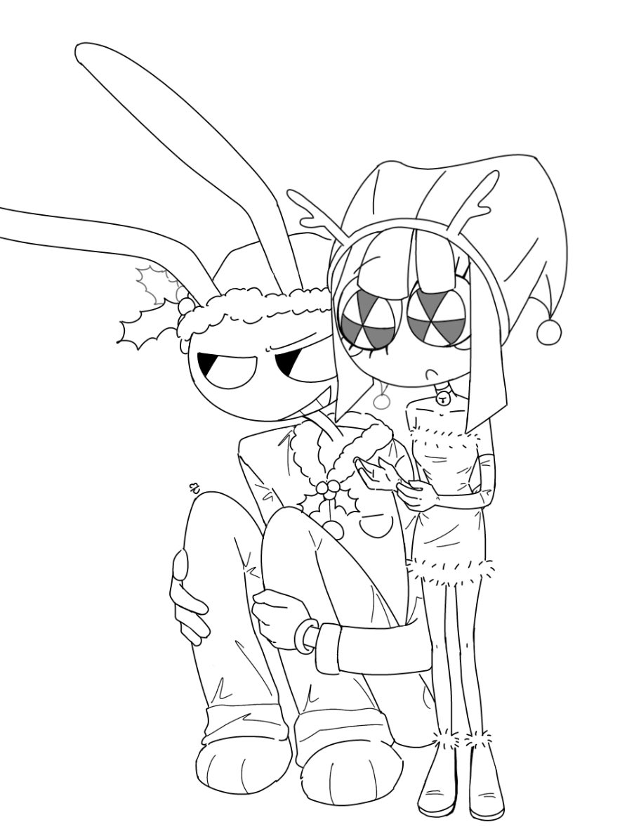 HyunCho359512's tweet image. Christmas🎄
#funbun #tadcfanart #jaxxpomni #funnybunny #TADC