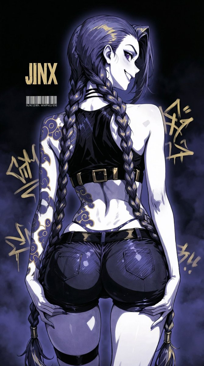 “I’m wearing lots of belts! For no reason at all!” 🚀💛 - Jinx

[SFW] #LeagueOfLegends #jinx #arcane