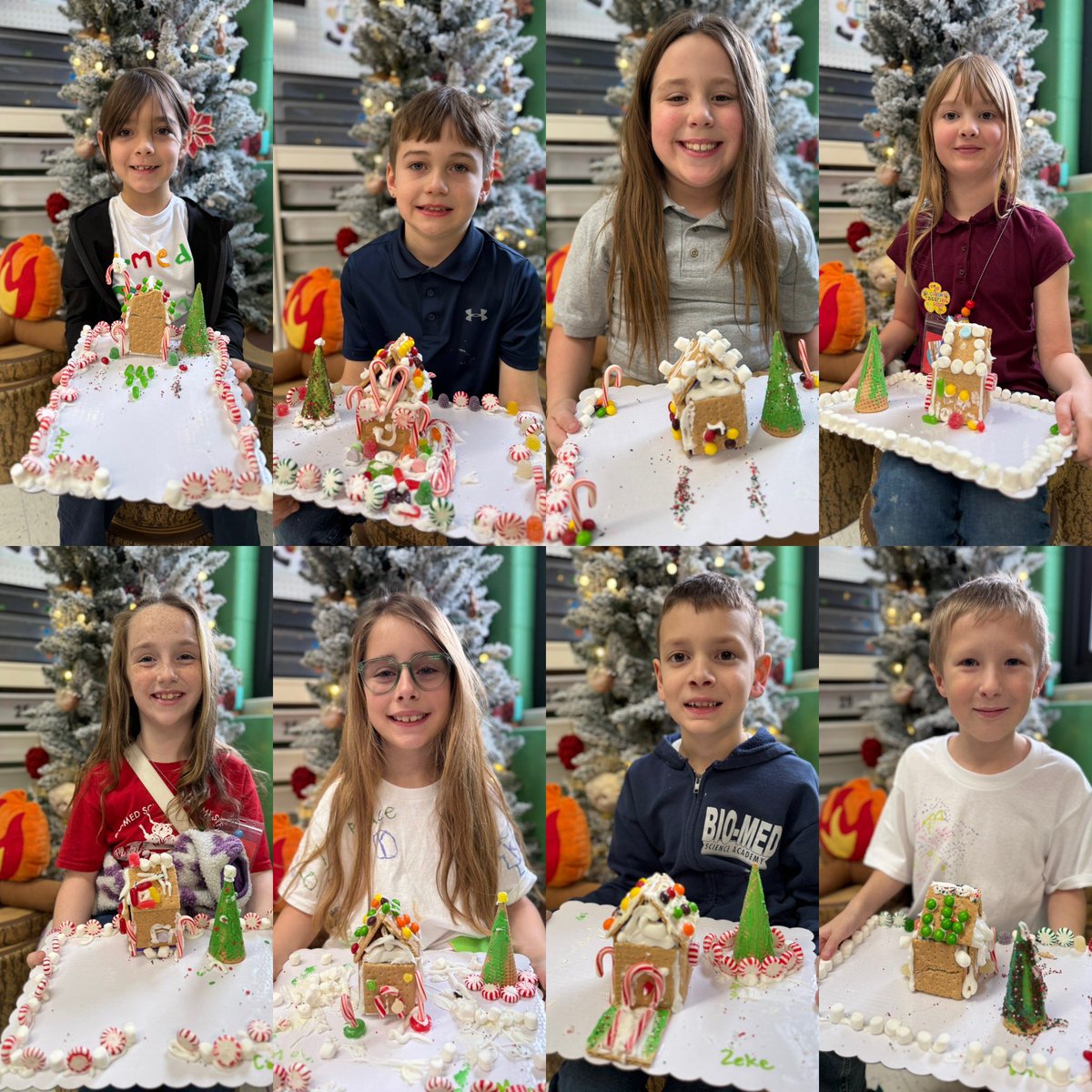 Gingerbread house day in 3rd grade was a success.  Thank you to all the parents that sent in donations and those that came to help! #ourBMSA #OAISS