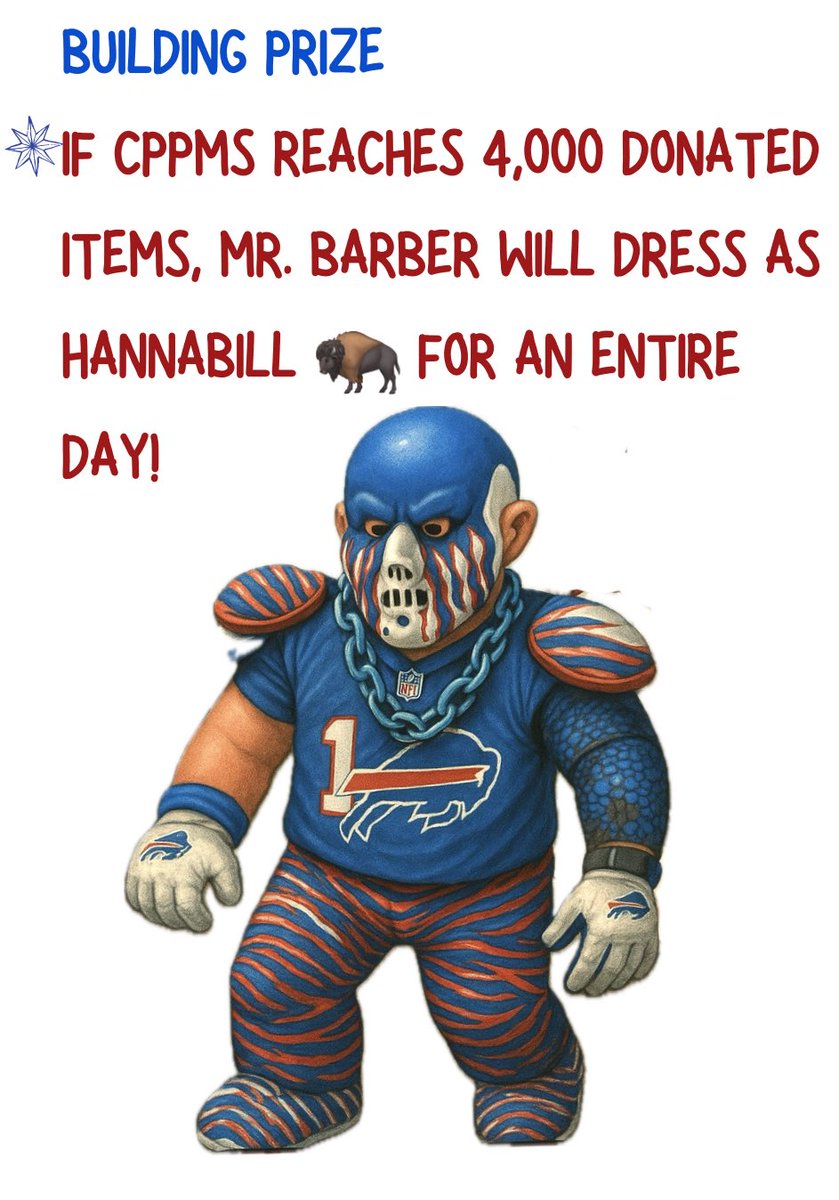 HannabillLecter's tweet image. Still time for #Billsmafia to put us over the top for our food drive. I can’t wait to see the boxes start rolling in next week! Our fanbase is amazing. If you can, please consider donating. If you order today, it should get here by Thursday. Thank you #BillsMafia @BuffaloBills