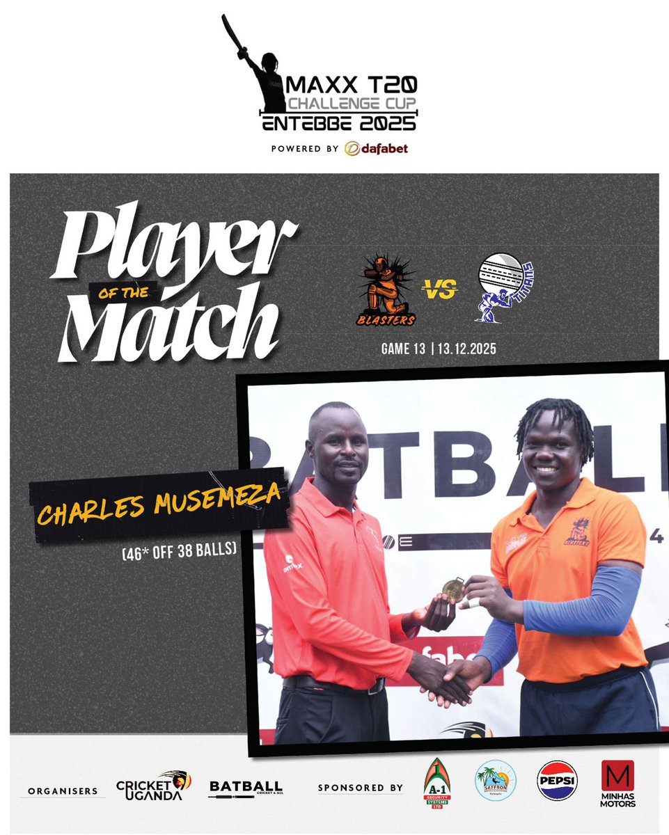 BatballO's tweet photo. Matchday 7’s standout performers.

#MaxxT20CC2025 #Cricket4All https://t.co/JK7N7wTEBc