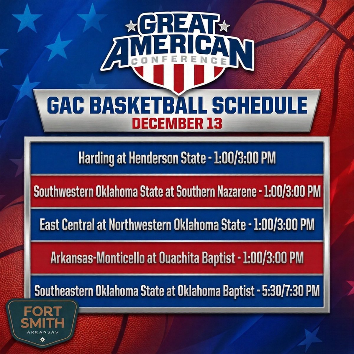 GAC_Commish's tweet image. Full day of GAC hoops at five sites around the league.  Saturday's schedule:
