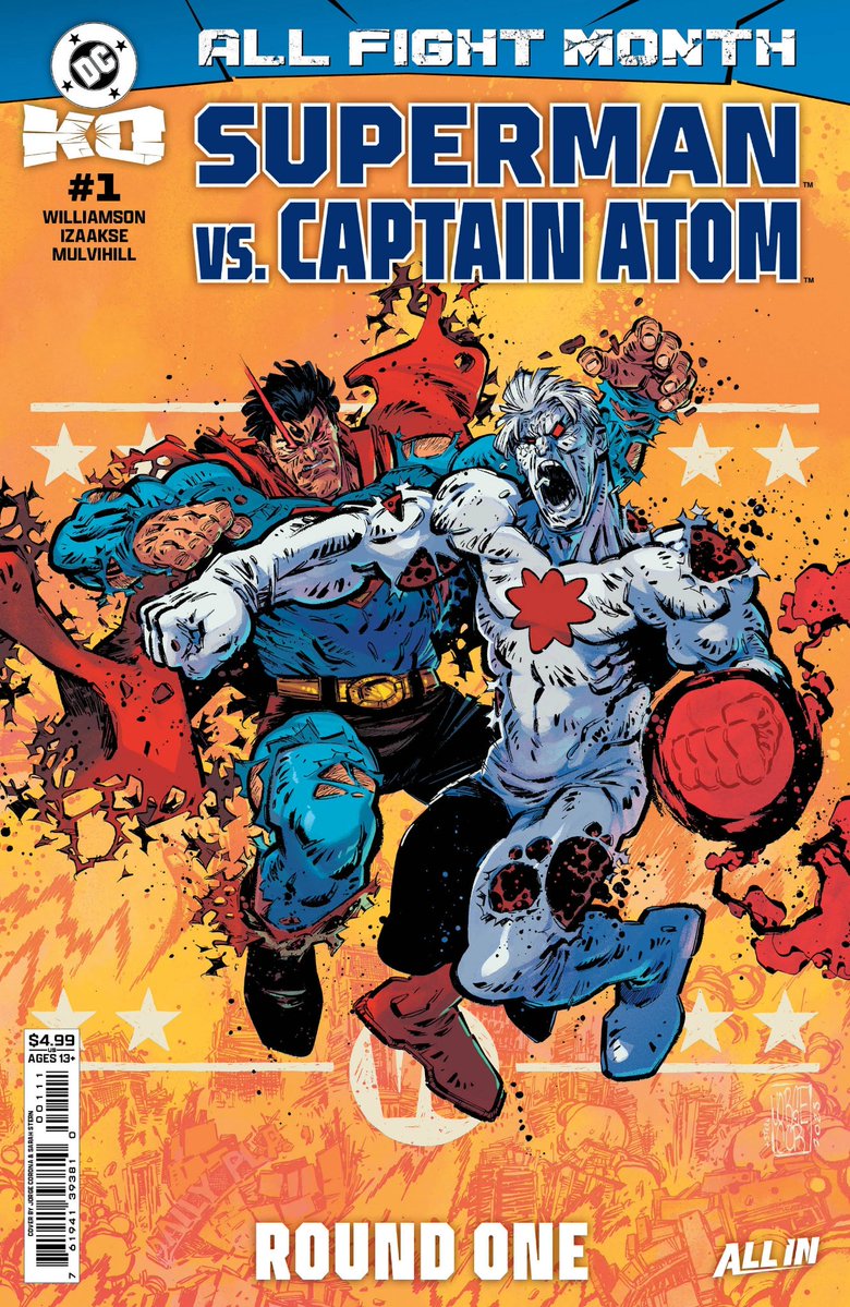 アメコミ・英語版　①.②巻セット　キャプテン・アトム DC K.O.: Superman vs. Captain Atom読了 2回戦が終了し勝利者に休息が