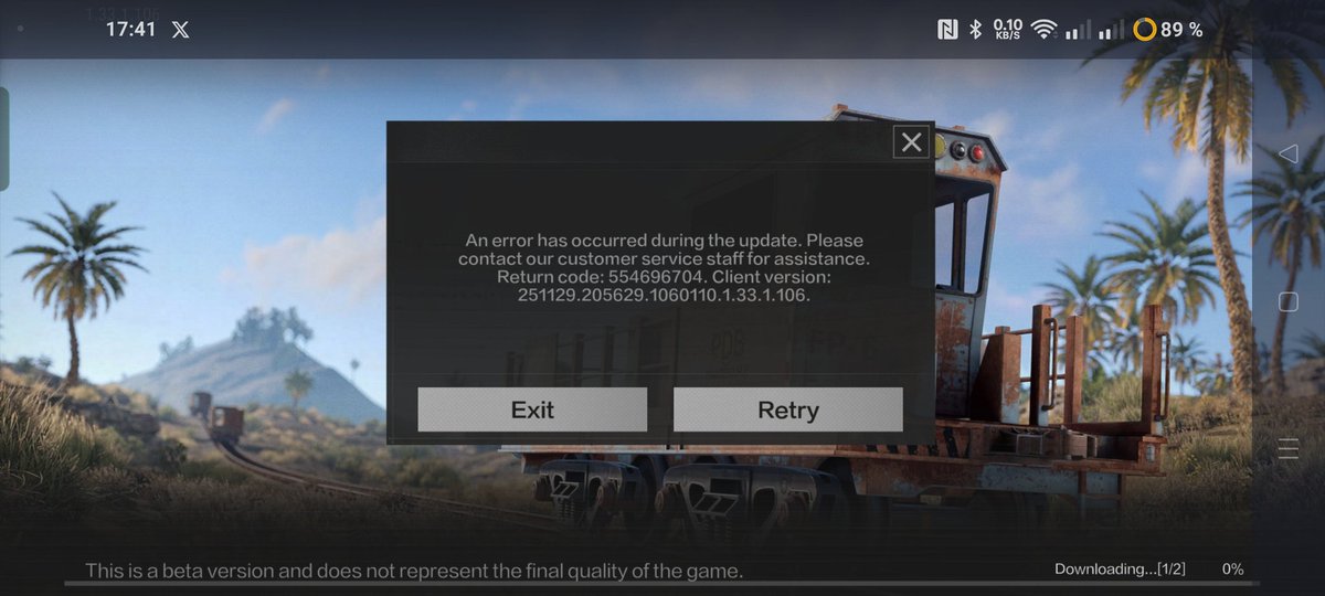 edalsafre's tweet photo. @play_rustmobile  this error https://t.co/ivq1RhYDlH