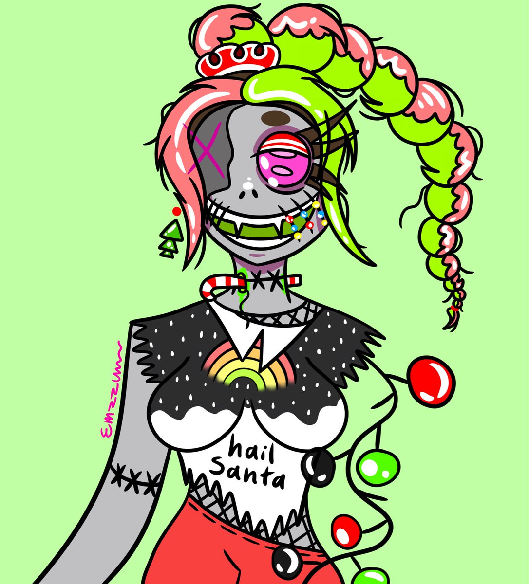 HaunterValleyOG's tweet photo. Finally got time to try on my outfit for Yule 🎄𐕣

What u guys think?😊

(Full outfit pic comin soon)

#hauntervalley #yule #Christmas #illustration #digitalart https://t.co/tNTFYMIt6R