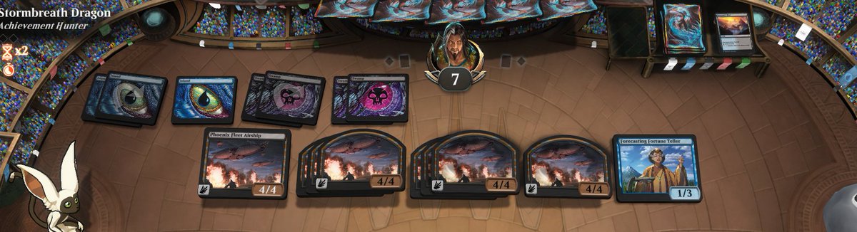 ekszit's tweet image. Got the reverse sweep! Started 0-1 against a real insane UB deck with double Ship. After that I won my other 7 Matches in the arena champs qualifier!

See you tomorrow! @fireshoes