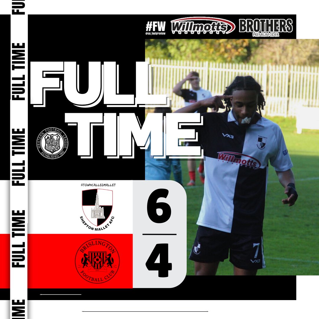 Mallet_AFC's tweet image. 𝐅𝐔𝐋𝐋 𝐓𝐈𝐌𝐄

A dominant performance sees us take all 3 points in a high scoring game.

Goals from: Koppa, Pfupe, Cannings, Wilkinson, Ovigne X2

@_WesternLeague_ |
@swsportsnews