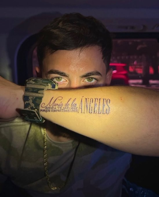 NONONO piel de gallina con el tatuaje que se hizo el novio de maria becerra como para no llorar