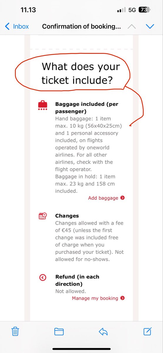 asger_leth's tweet photo. IBERIA EXPRESS FAIL #fail #iberiafail #fraud #IllegalTrade bought ticket with Iberia. Clearly stating on their site ticket is bought WITH carry-on luggage. Staff took standard size bag at gate. Now lost it! With computer etc!!! #theft How is this legal. https://t.co/SYnvit26WU