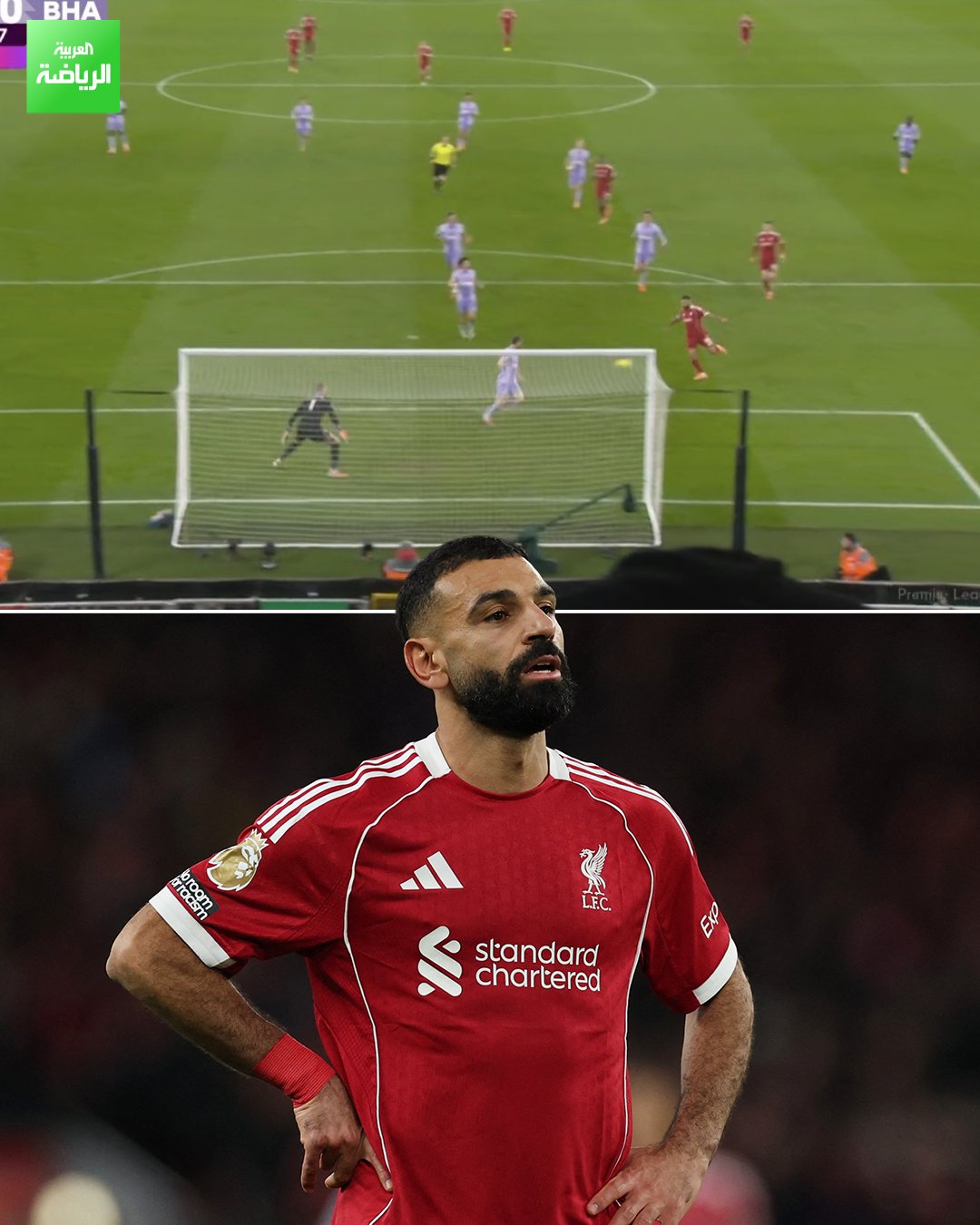 ماذا أهدرت يا صلاح! كييزا ينطلق ويمنح محمد صلاح تمريرة رائعة، لكن اللاعب المصري يفشل في تسجيل هدفه الأول في اللقاء 