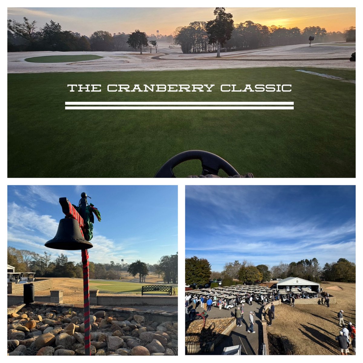 🔔The 2025 Cranberry Classic is underway!! Thanks to all 150 players for spending their weekend with us!! Looking forward to a fun two days of tournament golf at our final MAJOR of the year!! 🏆