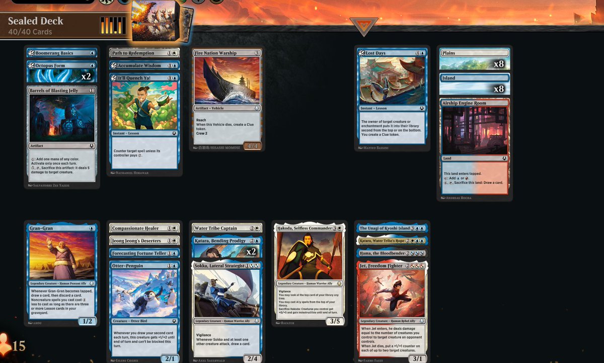 ekszit's tweet image. Got the reverse sweep! Started 0-1 against a real insane UB deck with double Ship. After that I won my other 7 Matches in the arena champs qualifier!

See you tomorrow! @fireshoes