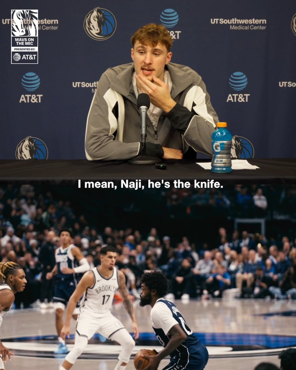 The Knife is his nickname for a reason 🔪 Coop speaks on Naji’s impact.
@ATT // #MFFL