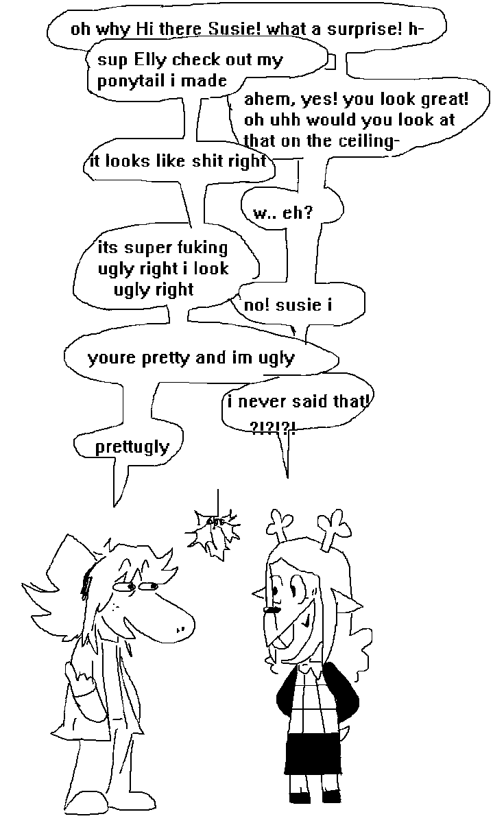 elbio_laculos33's tweet image. #DELTARUNE #deltarunefanart #Susellecember i didnt knew it was a thing lol, anyways there you go so you may not starve i love all my kids equally #suselle