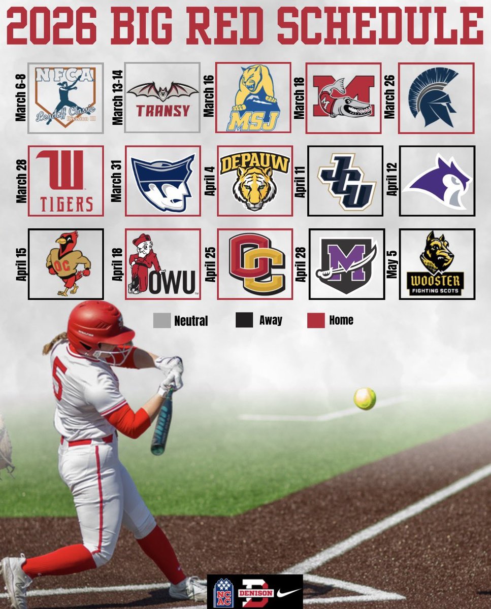 Denison Softball tweet media