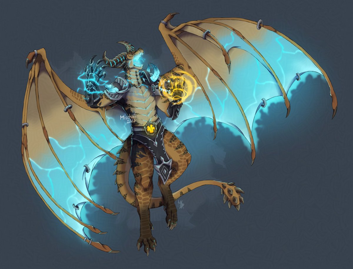 Feral_Mischief's tweet image. Awesome c0mm I've done for @mamamurlox ! ⏳

#warcraft #warcraftart #worldofwarcraft #dracthyr