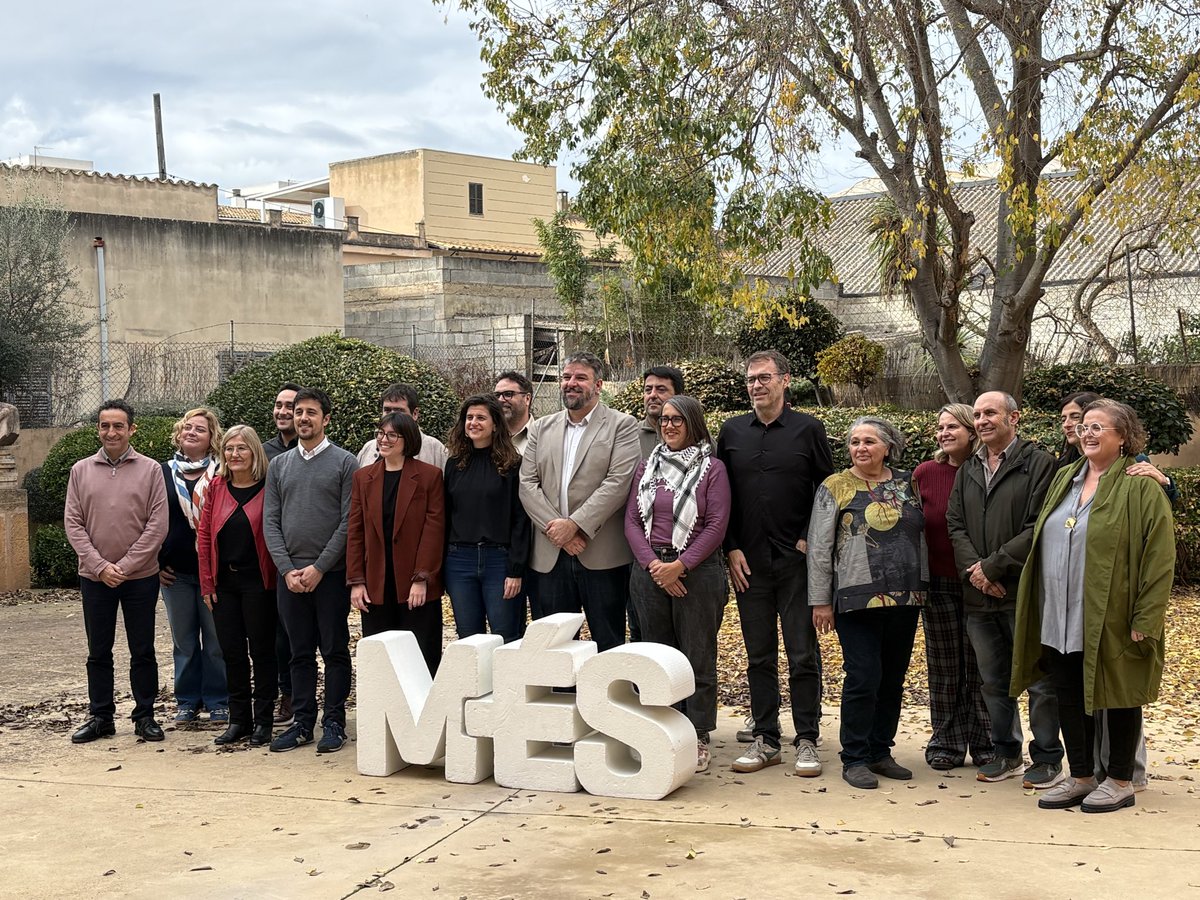 Avui amb <a href="/Esquerra_Mall/">Esquerra Mallorca</a>.
Construint esquerres i sobiranisme amb Mes Mallorca. 
Enhorabona <a href="/CarmeGomila/">Carme Gomila</a> i companys i companyes per lluitar cada dia.