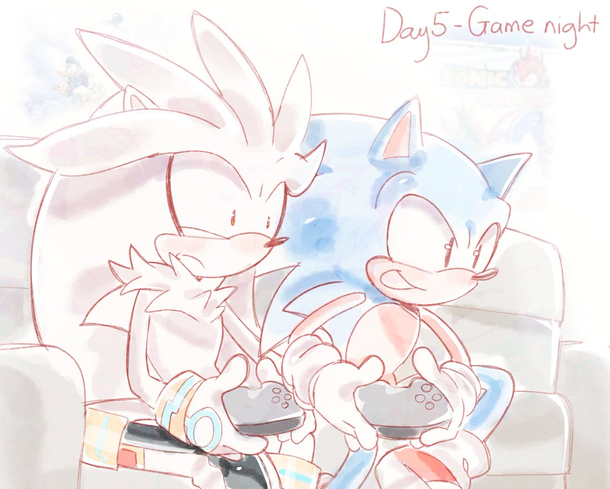 vtxu_'s tweet image. #sonilverweek Day 5 - Game Night