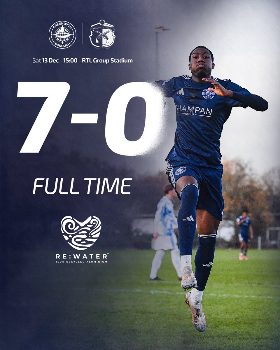 FT| Greenwich Borough 7 - 0 Welling Town FC

Oghosa Williams with an absolute masterclass which ended in him getting 4 goals ⚽️ 
Jason Hollick with a header 💪 
Abel with a goal second half 👊 
Youngster, Italianas with a goal to put the cherry on top 🍒 

#AFCGB #UpTheBoro