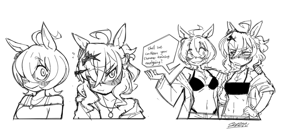 magma sketch doodle
#poketaki #umamusume