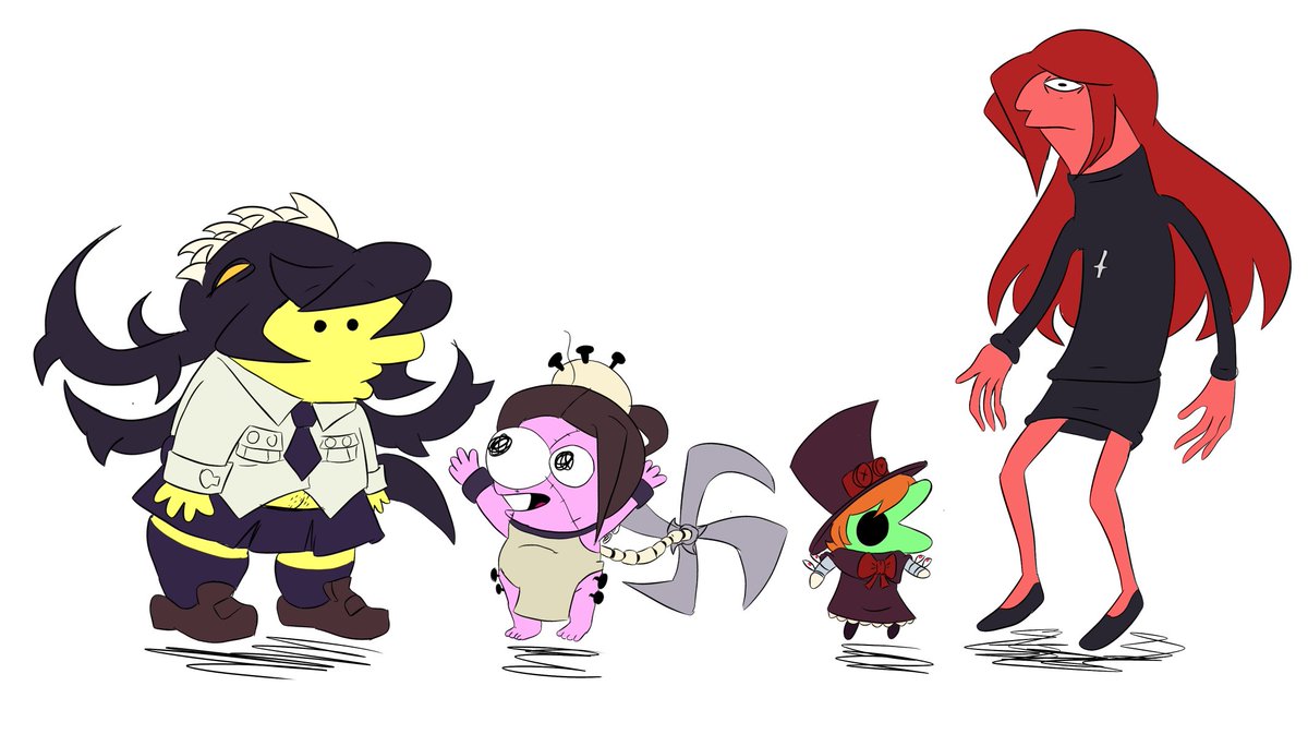 Skull Friends 
#skullgirls
#smilingfriends