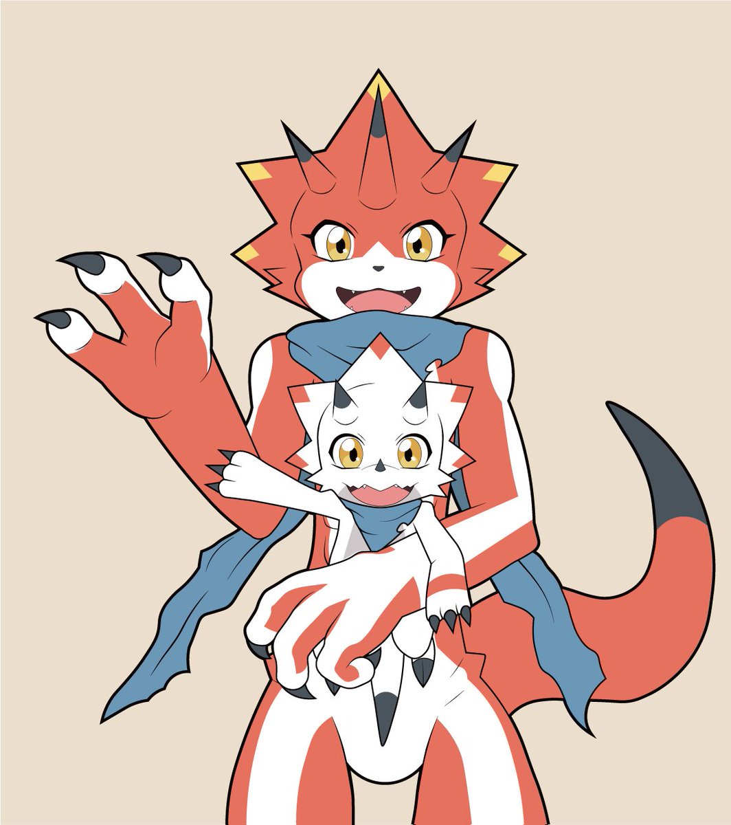 Gammamon brothers~
#ベテルガンマモン #ガンマモン #Digimon #betelgammamon #gammamon #デジモンゴーストゲーム