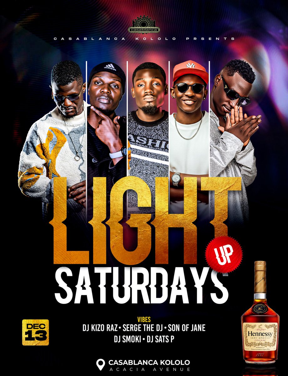 Tonight we are active at #LightUp Saturdays at #CasablancaKololo.