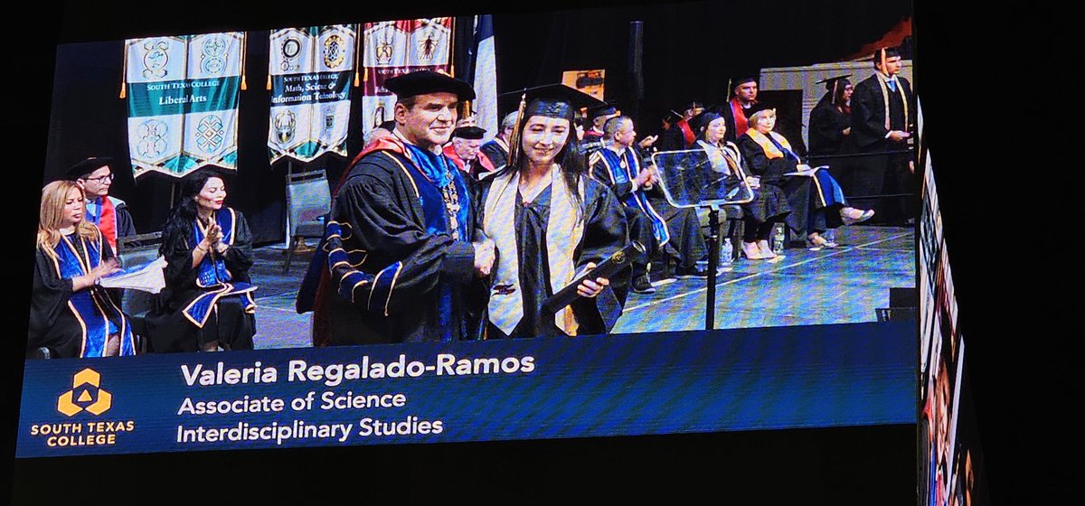 Beyond Proud! Congrats to our Senior, Valeria Regalado Ramos, for graduating with her associate's degree!