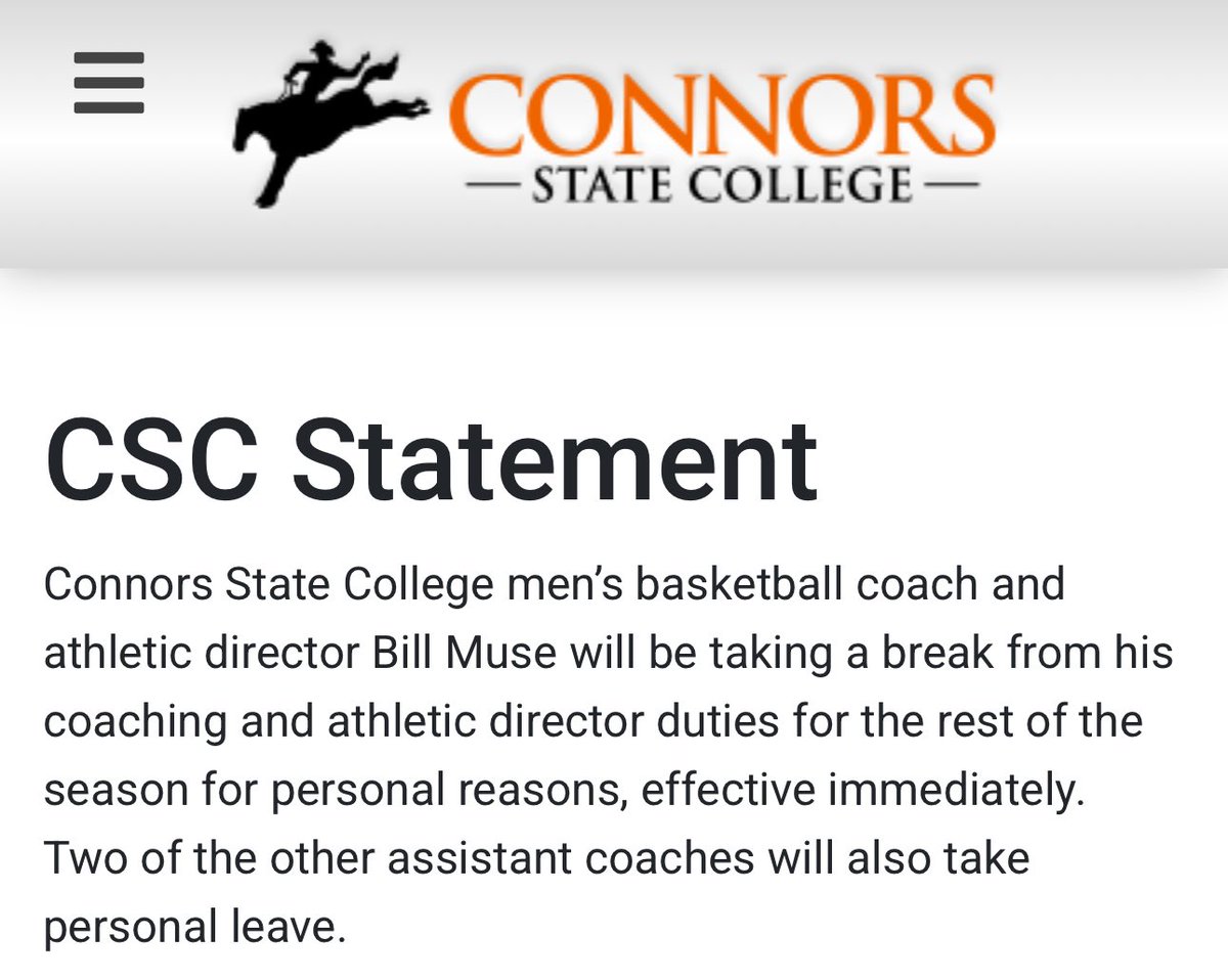 Protecting the image of a guy because he won a bunch of games is gross, but at least the players wishes were respected. 

What Connors admin does regarding next season will really define their character and care for the student athletes. 

Clock is ticking.