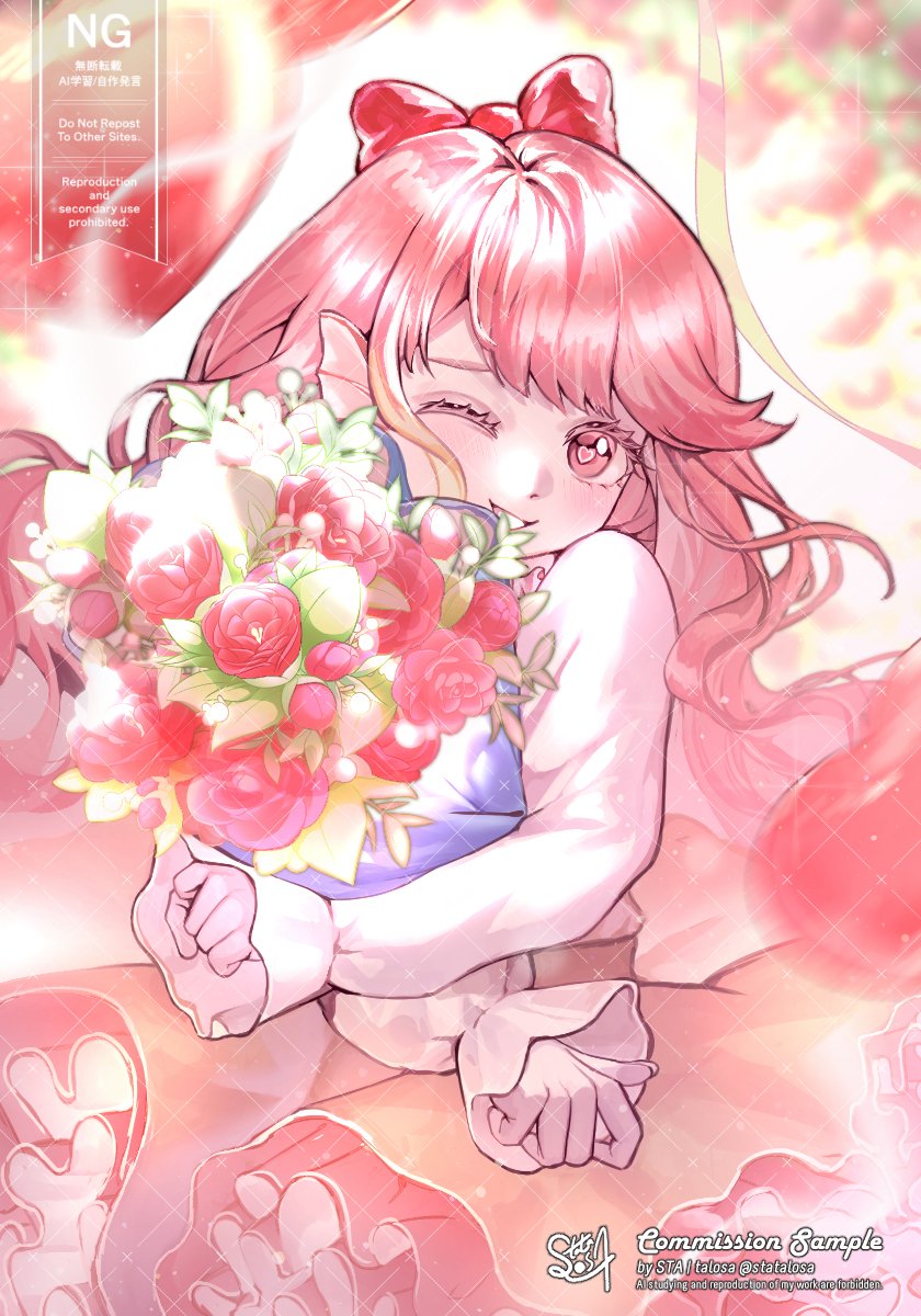 【委託展示】
感謝某椒民(@/papriman0721) 委託的生日驚喜包🌸讓我有機會把魚魚畫得比原設定更粉嫩(❤️ ω ❤️)～

#papricomms