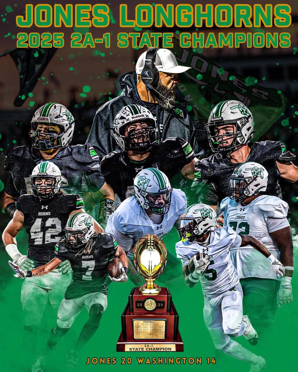 Congratulations to the Jones Longhorns State champions watch the entire year again on demand at oksportsnet.com