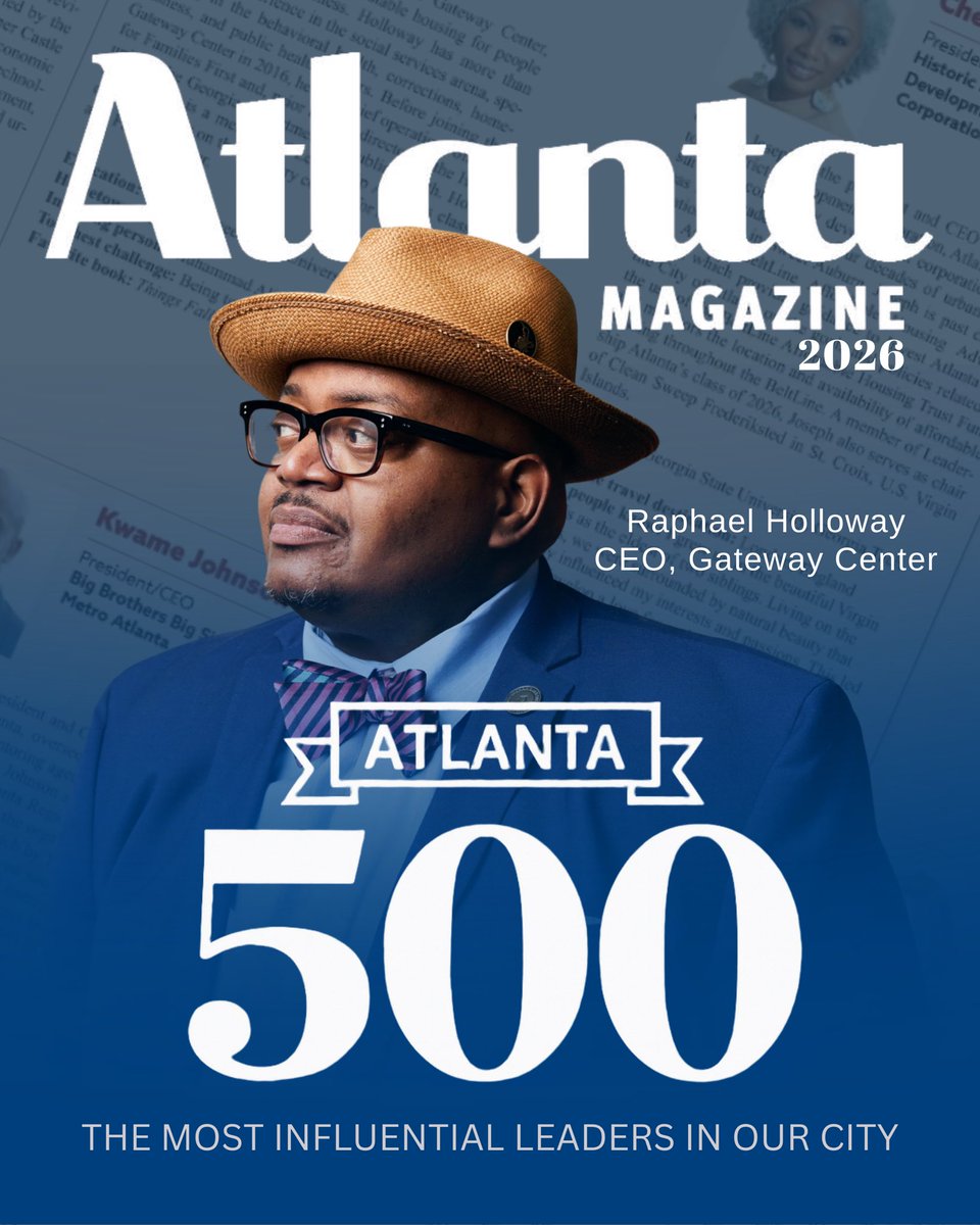 A big congratulations to our CEO Raphael Holloway on being named a 2026 Atlanta 500 Most Powerful Leader by <a href="/AtlantaMagazine/">Atlanta Magazine</a>!

Raphael’s leadership is bold, intentional, and deeply rooted in service. Well deserved, Raphael. We see you and celebrate the work you do.