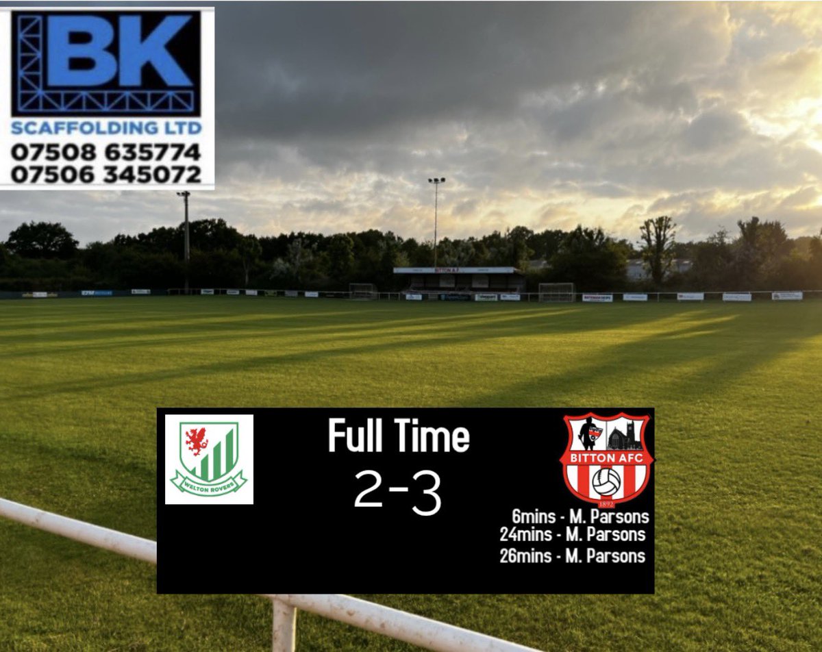 BittonAFC's tweet image. Well played today - great 3 goals from M. Parsons