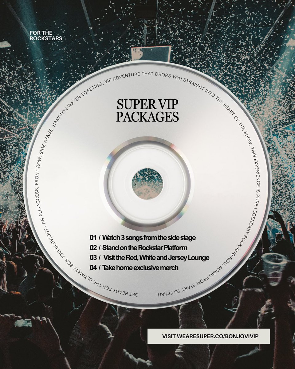 Thinking about what to gift yourself and your Bon Jovi fan for the