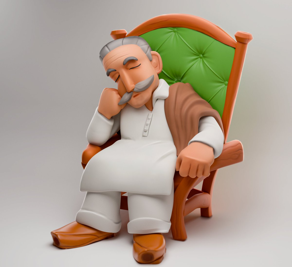 Allama Muhammad Iqbal 1877 –1938 was a distinguished poet, a brilliant scholar and a gifted philosopher.
This is my stylized tribute to him
More Renders artstation.com/artwork/eRBZn3
Youtube youtube.com/@Khatri3D
#noai #art #3d #Allamaiqbal #khatri3d #3dprint #Pakistaniart #khatri3d