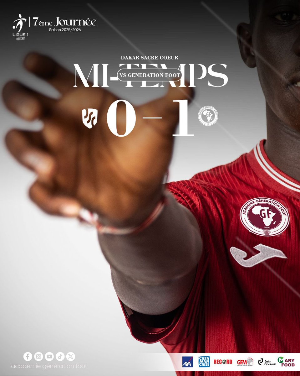 GFoot_Senegal's tweet photo. ๐๐ข-๐๐๐ฆ๐ฉ๐ฌ | 1-0
Nous menons au score sur une rรฉalisation dโAbdourahmane Mbodj ร la 9e minutes.
#DSCGF ๐๐ป https://t.co/ndKC3eQEFk