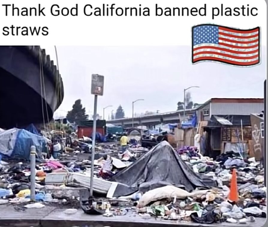 So thankful that California banned plastic straws!! Can you imagine how bad the streets would be if they still used them? 🙄
<a href="/CAgovernor/">Governor Gavin Newsom</a>