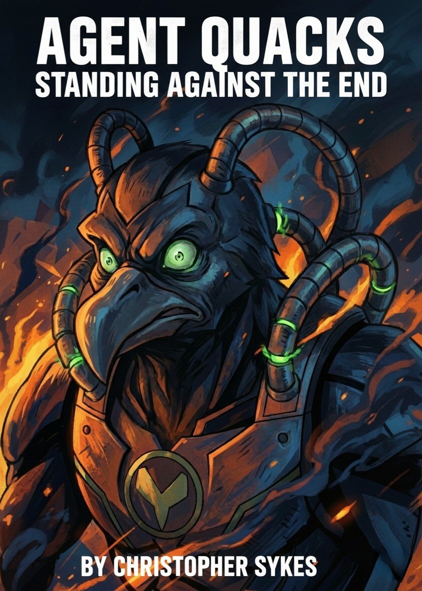 Artinmind10's tweet image. Agent Quacks Chapter 24 out now!
amazon.com/dp/B0G6TCK7TF/…
 #AgentQuacks #Chapter24 #NewRelease #DarkSciFi #EpicFantasy #IndieAuthor #BookTube #Storytelling #CinematicWriting #FantasySeries #SciFiFantasy #MustRead #ActionFiction #EndOfTheWorld