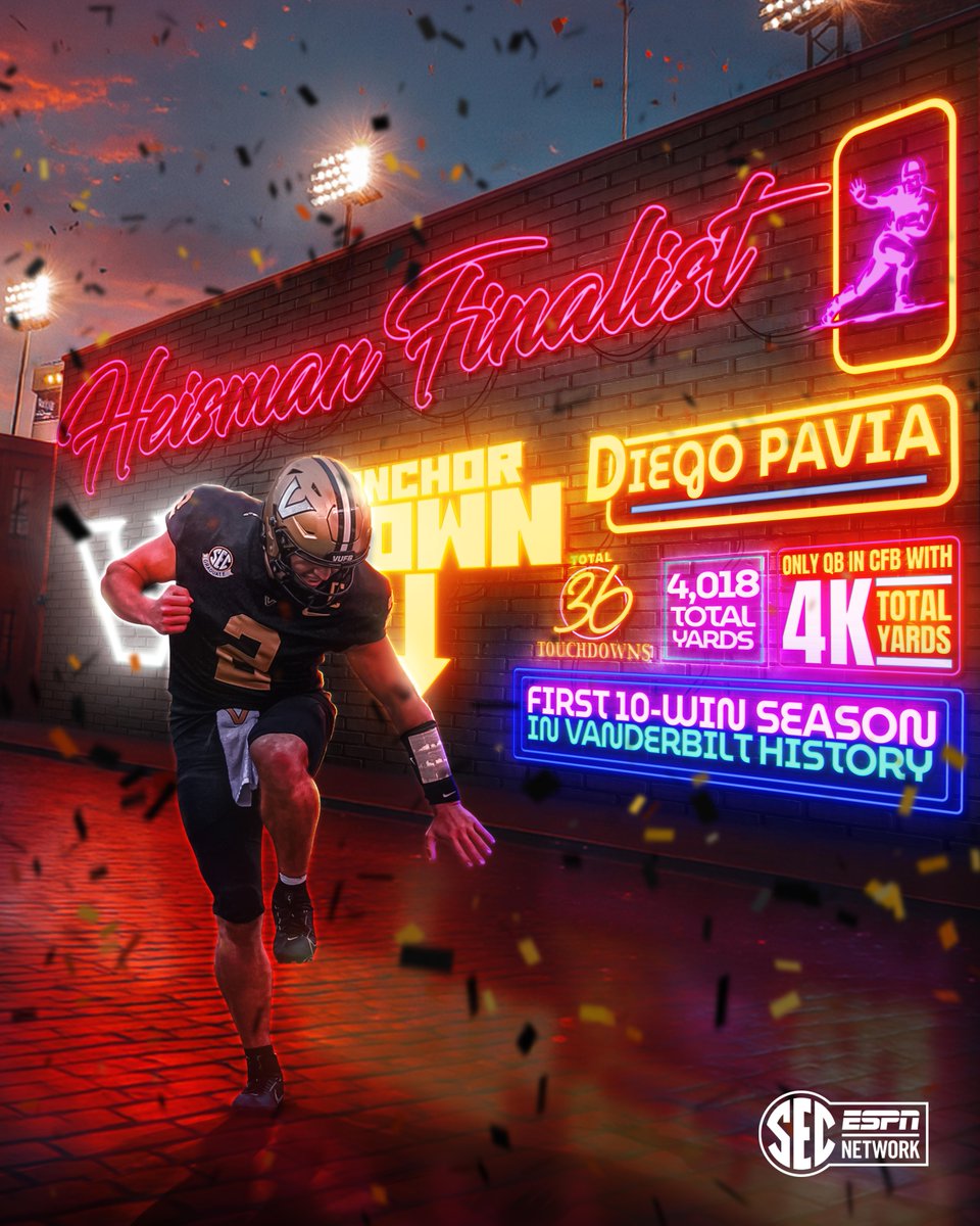 SECNetwork's tweet image. Diego Pavia's numbers speak for themselves 🤩