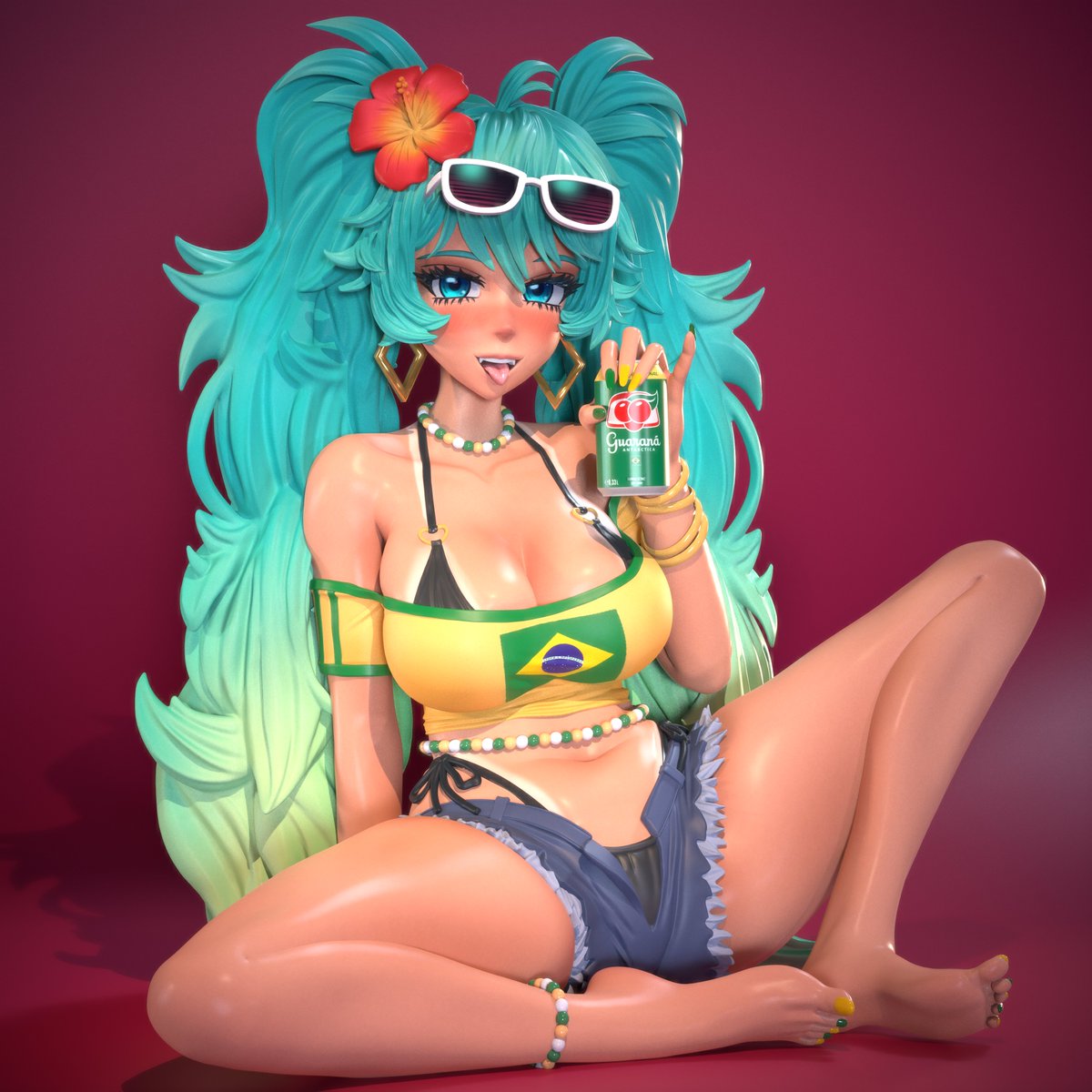 Miku is finished!
#初音ミク #ブラジリアンミク