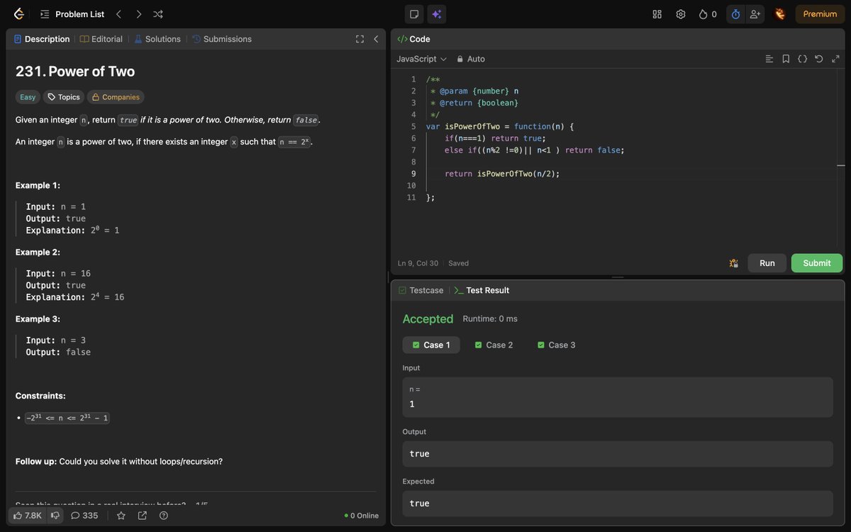 Rijan1114's tweet image. Day 4/100 
learned about recursion 
and did a leetcode problem only 

 #LearnInPublic #Leetcode #100DaysOfCode #DSA