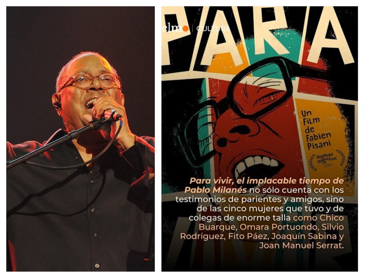 DiegoAManrique's tweet photo. Ganas de ver "Para vivir", el documental sobre PABLO MILANÉS, que no ha gustado a las autoridades cubanas. Aquí https://t.co/GfQO1cWaYS Silvio Rodríguez habla -"por primera vez", dice- de cuando Pablo fue encerrado en un campo de reeducación...y sus canciones no se podían radiar. https://t.co/d2wBZYHcP9