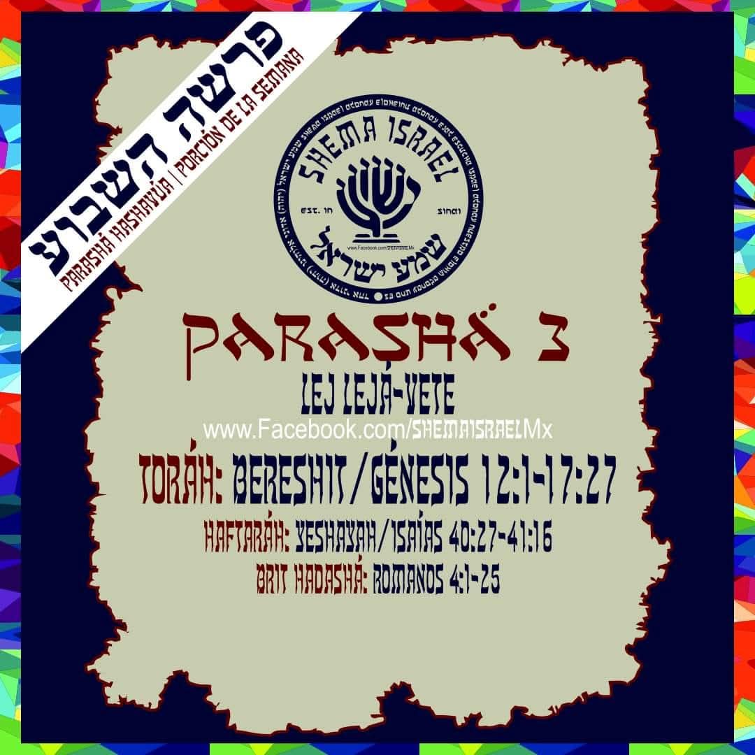 SHEMAISRAELmx's tweet photo. Parashá 3 Lej Lejá

#ShabatShalom
#ShemáIsrael
#ParasháHaShavúa https://t.co/O91b7ROjMG