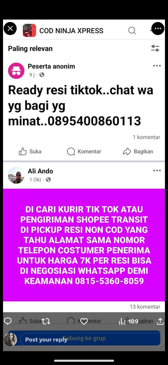 natazecoco's tweet photo. @xolovelee_ resi kita diperjual belikan kak 😭😭 serem banget makanya datanya bisa akurat https://t.co/IyNSYuWSGw