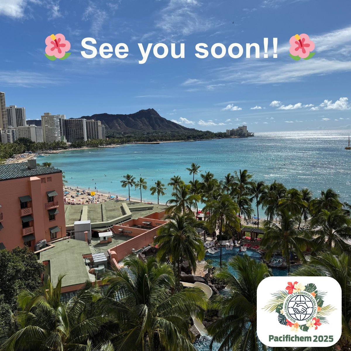 Pacifichem's tweet photo. Safe travels to everyone joining us at #Pacifichem2025.

It's a long flight, but it's worth it ✈️🧪🏖️ https://t.co/vNl9YMS4Fn