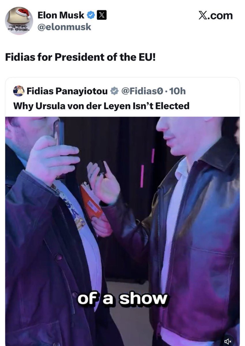 Fidias admit to me on camera he thinks Ukrainian children want to be kidnapped and Elon continues to amplify him. Both of these men are pro child abuse. 

Sick and evil.