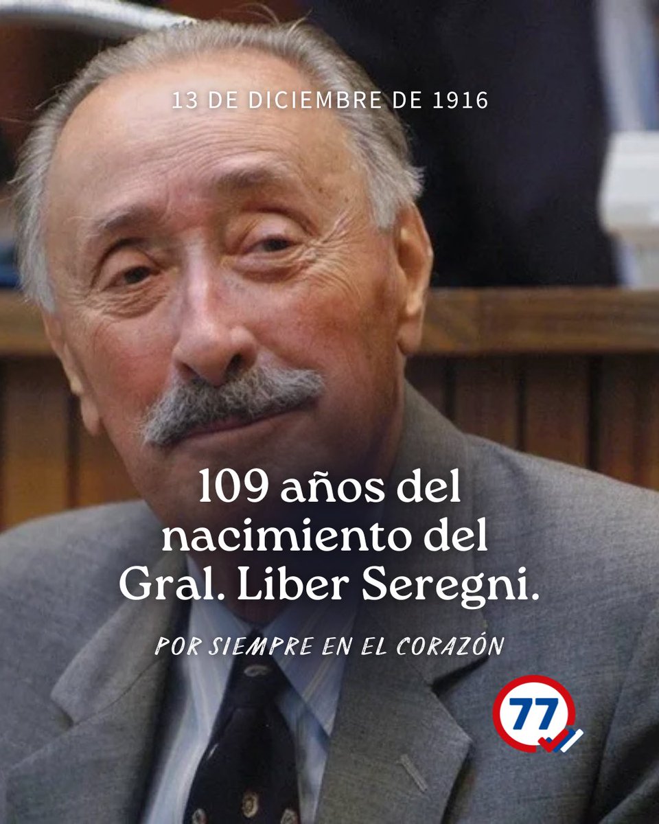Hoy recordamos el nacimiento de Líber Seregni.
Un referente que convirtió la política en servicio y la unidad en proyecto colectivo.

Su huella no quedó en el pasado: vive en la participación, en la convicción y en la construcción cotidiana de un país mejor.
Porque las causas que