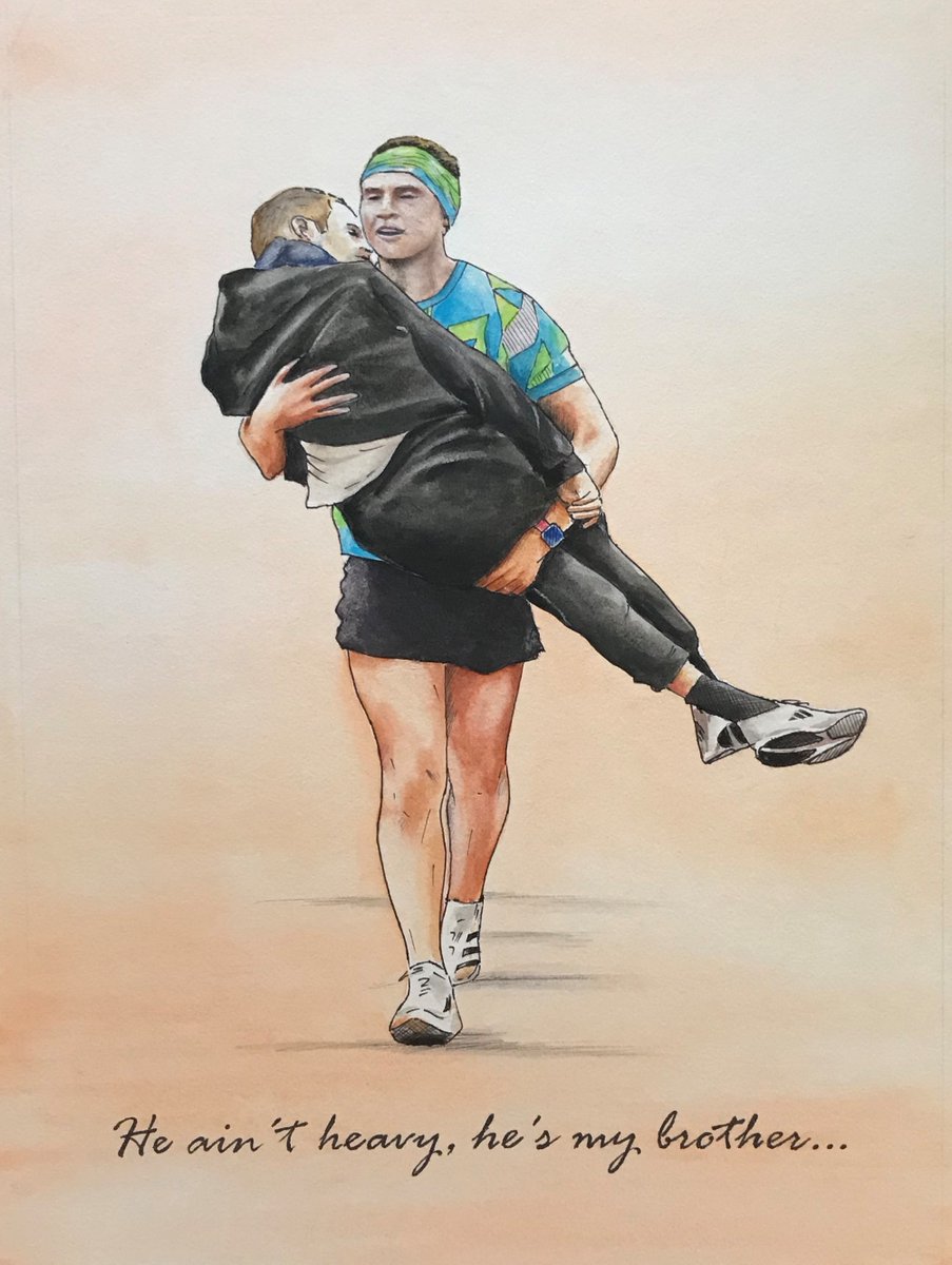 armleyartist's tweet photo. Follow link below to buy my MND charity prints of Kevin Sinfield &amp; Rob Burrow, a donation to @mndassoc from every sale 🧡 Perfect #christmasgiftideas
Order now to receive in time for #Christmas 
#MND #kevinsinfield #7in7together #Leeds #rugby #rugbyleague 
https://t.co/USBpeia9cq https://t.co/H5pygTm4yl