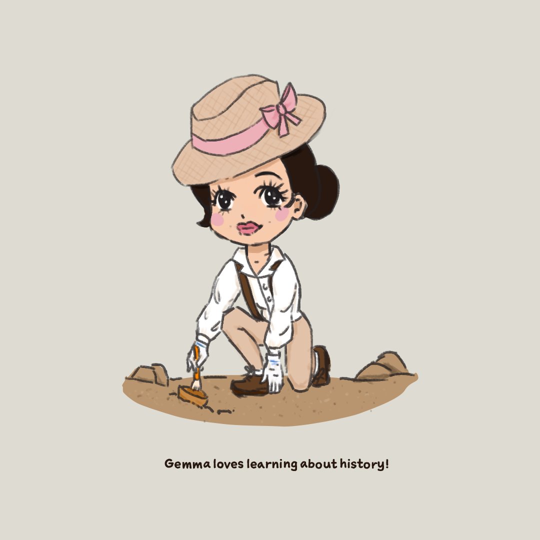 Gemma_Charming's tweet photo. Gemma love learning about History! #originalart #originalcharacter #cute https://t.co/5E4RaFtprp